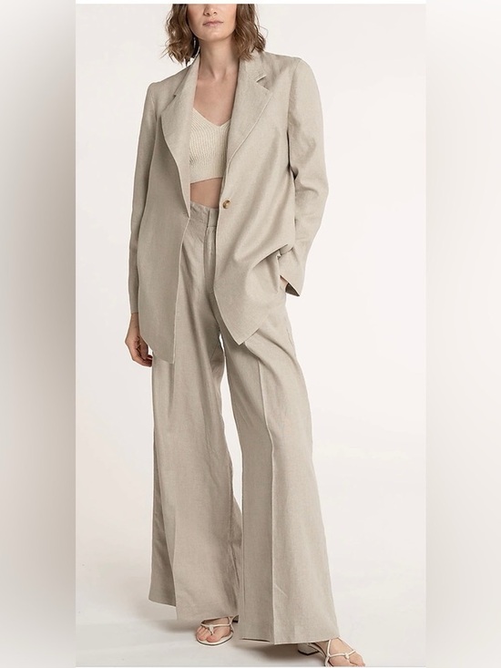 Laude The Label Jackets & Blazers - LAUDE the Label Relaxed Oversized 100% Linen Blazer Size Large